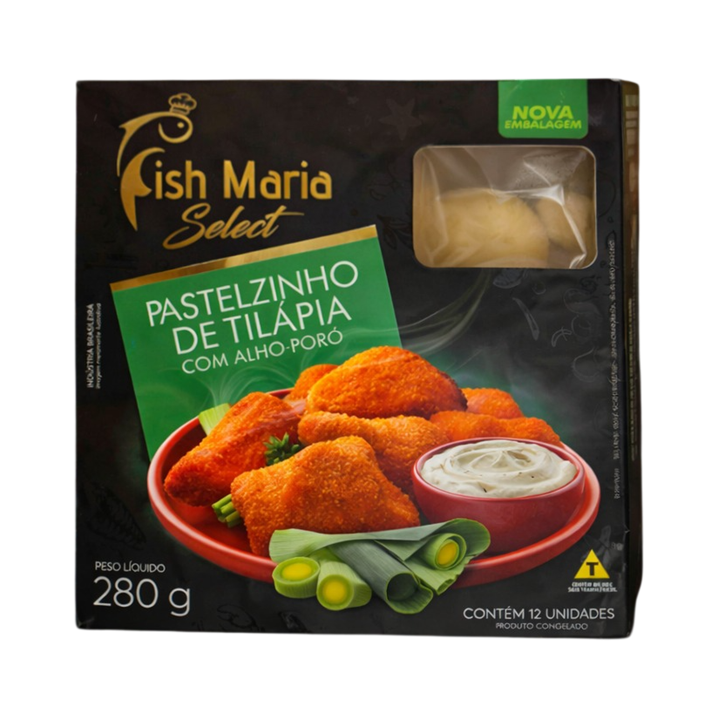Pastel de Tilápia com Alho Poró