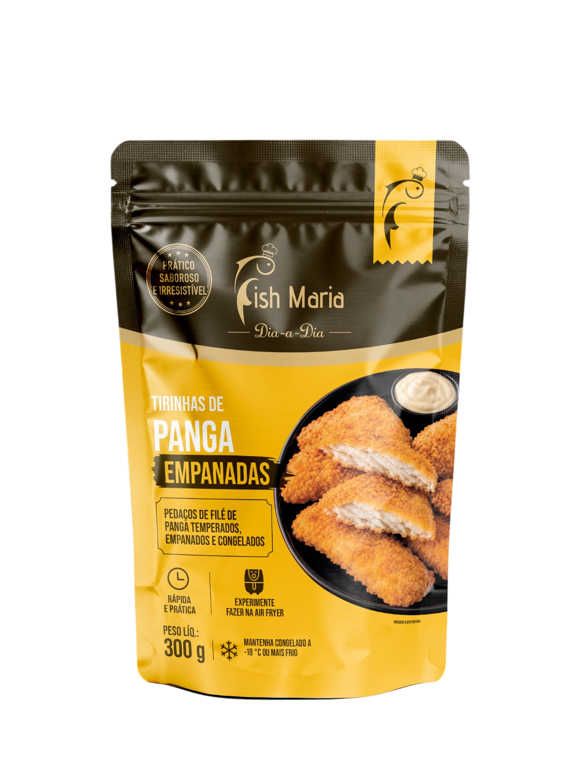 Tirinhas de Panga Empanada